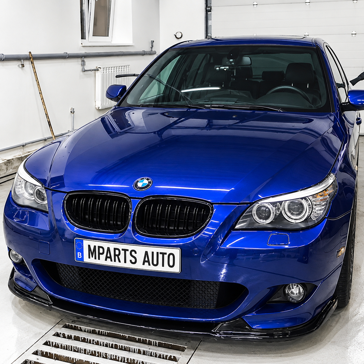 Lame avant BMW Série 5 E60 E61 M Sport 2004-2010 - Noir Brillant MPARTS AUTO