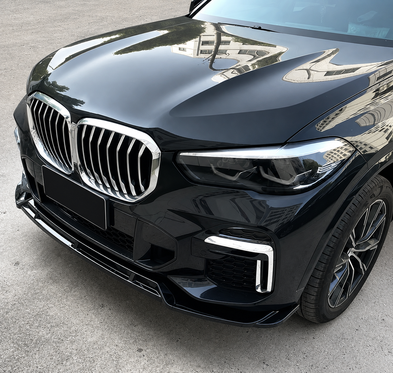 Lame avant  noir brillant pour bmw X5 G05 MPARTS AUTO