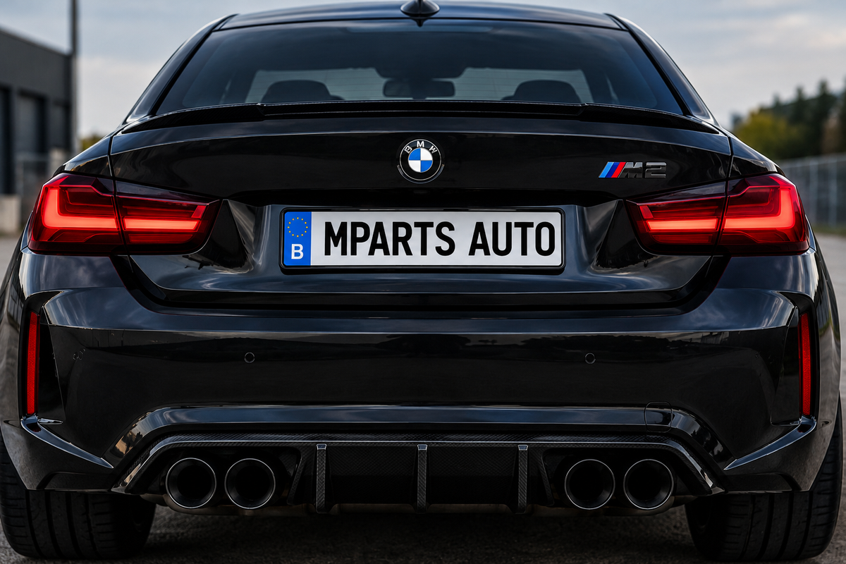 Logo Emblème M2 BMW pour coffre – Noir brillant MPARTS AUTO