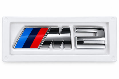 Logo Emblème M2 BMW pour coffre – Chrome MPARTS AUTO