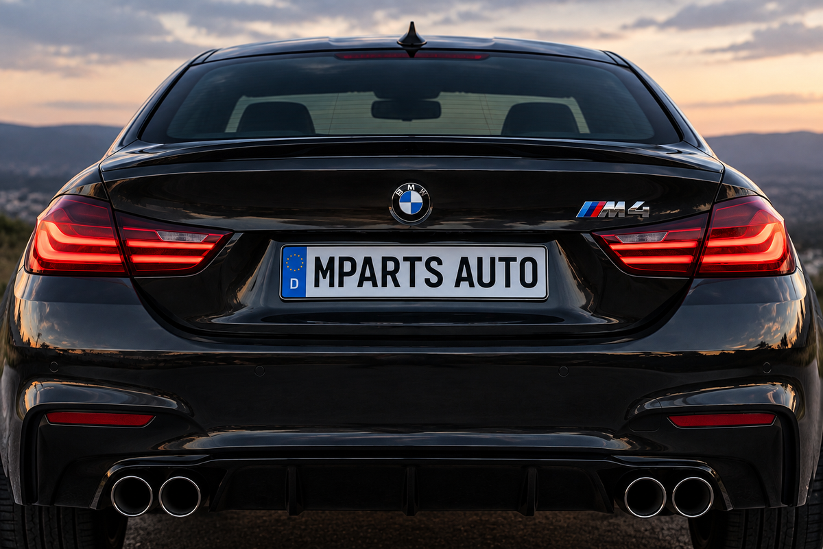 Logo Emblème M4 BMW pour coffre – Chrome MPARTS AUTO