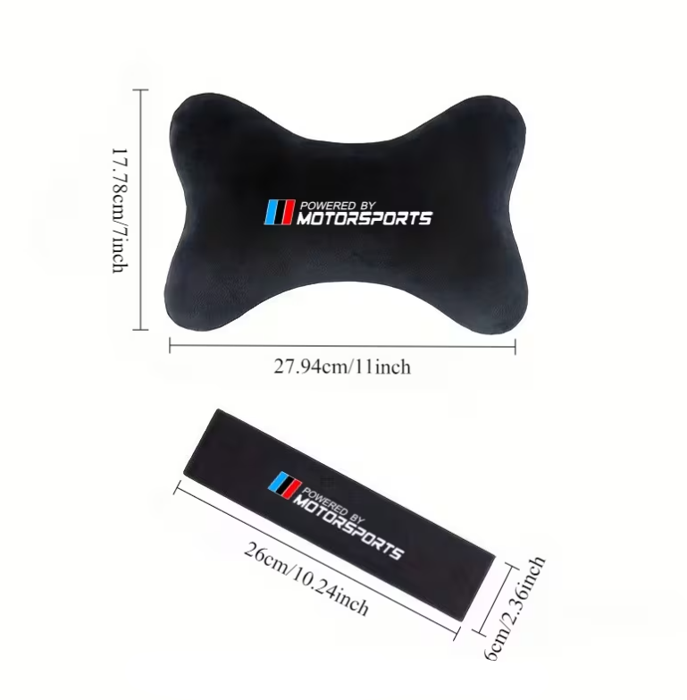 Lot de 2 pièces comprend 1 appuie-tête et 1 épaulière MPARTS AUTO