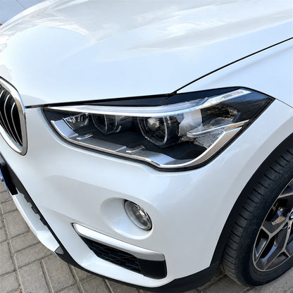 Sourcils de phare 3D noir brillant – BMW X1 F48 2015–2023