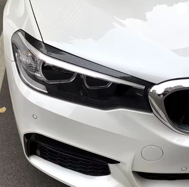 Sourcils de paupière de phares avant pour BMW série 5 G30 G31 G38 F90 M5 2017 – 2021 MPARTS AUTO